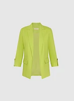 Blazer en mélange de lin