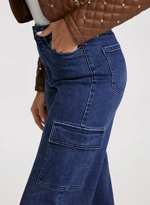 Wide Leg Cargo Jeans