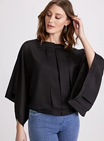 Blouse à détail de plis