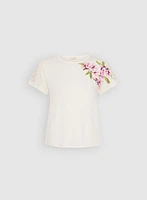 T-shirt à imprimé floral