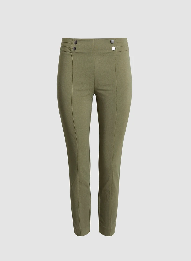Slim Leg Pull-on Bengaline Pants