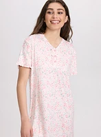 Robe de nuit à motif animal