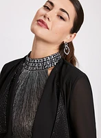 Embellished Open Front Bolero