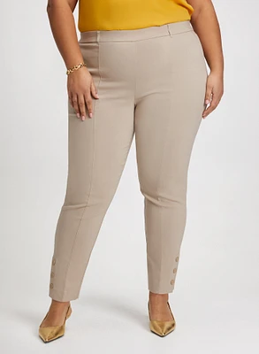 Pantalon longueur cheville à jambe étroite