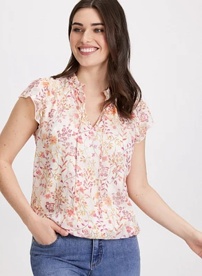 Floral Print Blouse