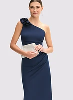 One-Shoulder Fitted Dress