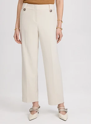 Pantalon Olivia à enfiler jambe large