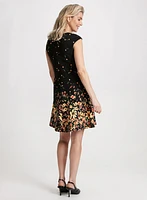 Gradient Floral Print Dress