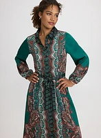 Robe à motif paisley