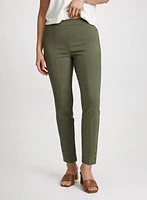 Slim Pull-On Ankle Pants