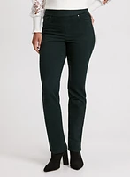 Pull-On Straight Leg Jeans