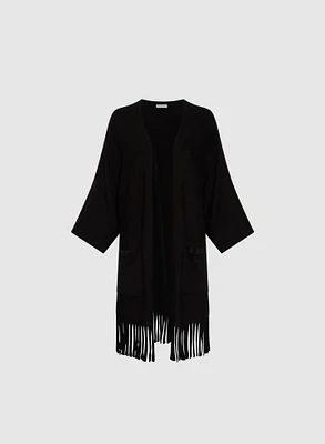 Fringe Hem Cardigan