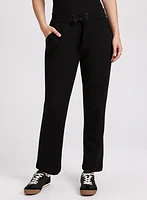 Drawstring Waist Pull-On Pants