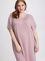 Dot Print Nightgown