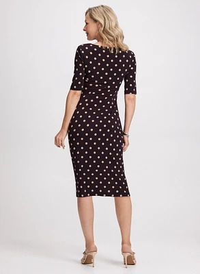 Polka Dot Print Dress