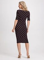 Polka Dot Print Dress