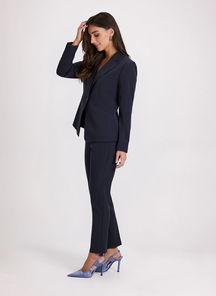 Emma Slim-Leg Suit Pants