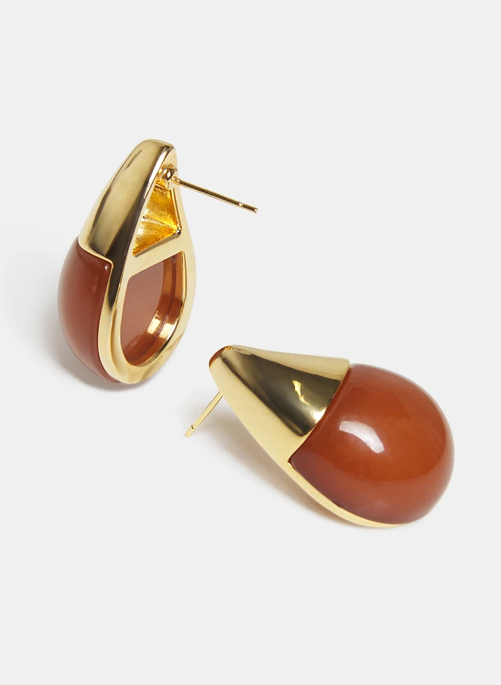 Boucles d'oreilles en goutte d'eau