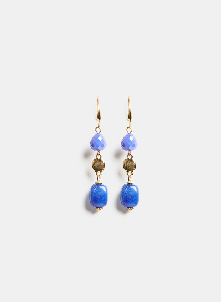 Tiered Beaded Earrings