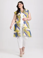 Palm Print Blouse