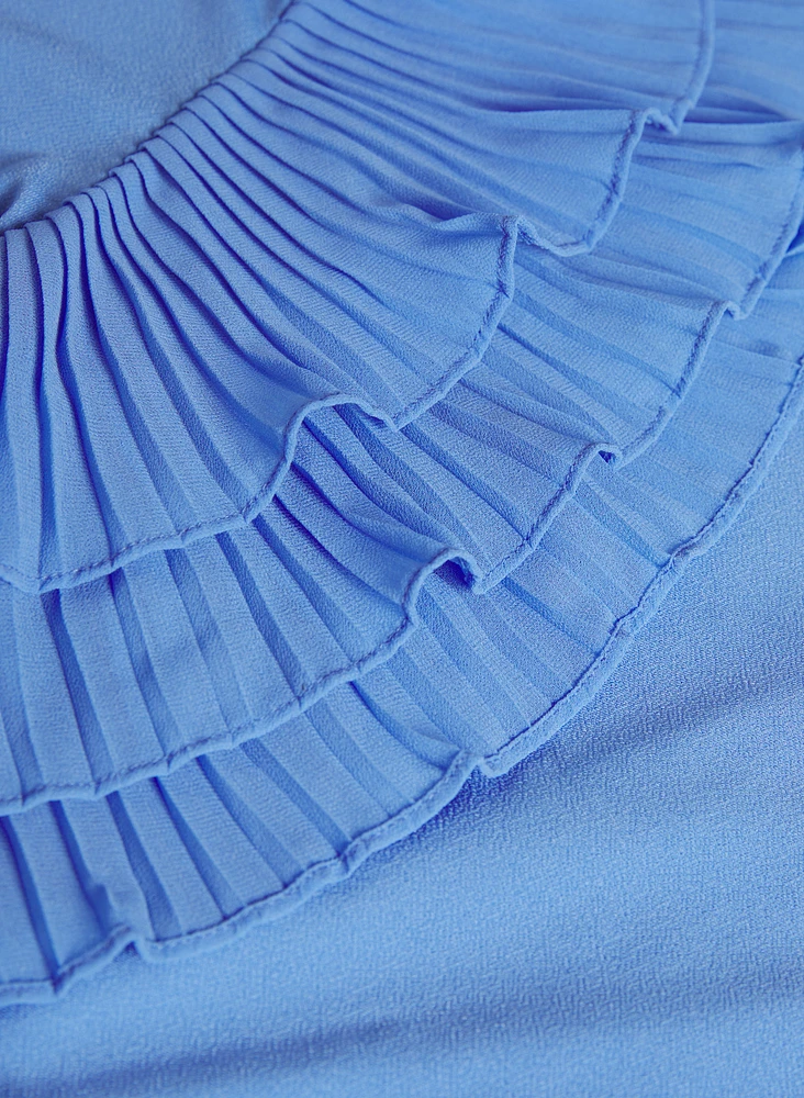 Pleated Sleeve Top