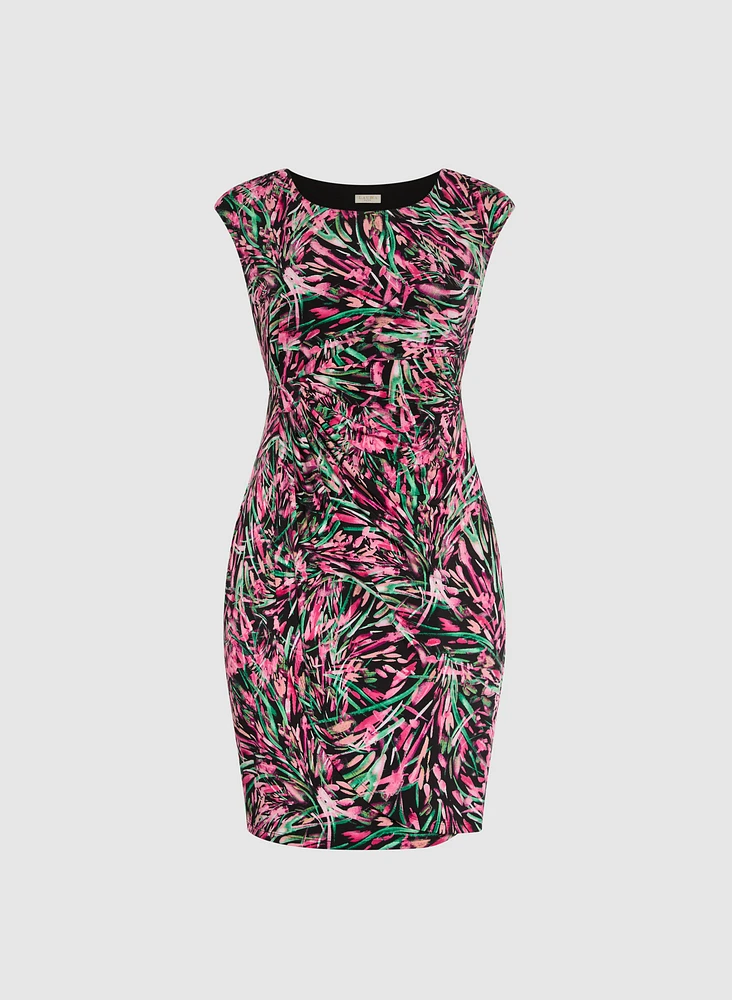 Abstract Print Dress