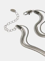 Collier double en serpentine