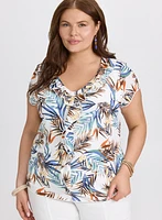 Palm Print Top