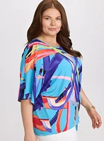 Abstract Print Top
