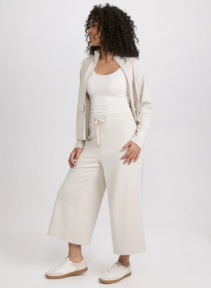 Pantalon large écourté