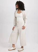 Pantalon large écourté