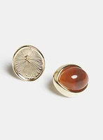 Resin Stud Earrings