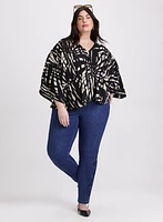 Joseph Ribkoff - Abstract Print Blouse