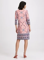 Robe de jour à motif paisley