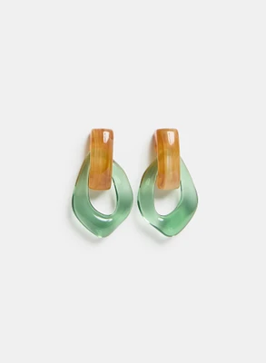 Resin Drop Earrings