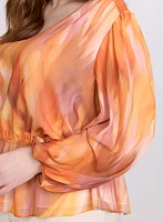 Blouse à manches ballon