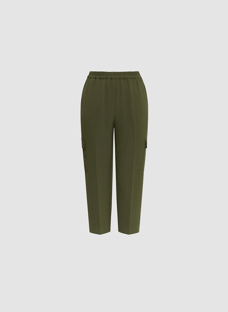 Capri à enfiler de style cargo