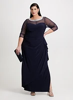 Sweetheart Neck Evening Dress