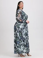 Robe en chiffon florale