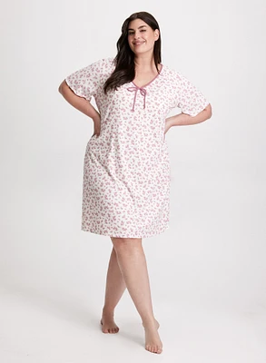 Floral Print Nightgown