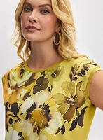 Floral Print Drop Shoulder Top