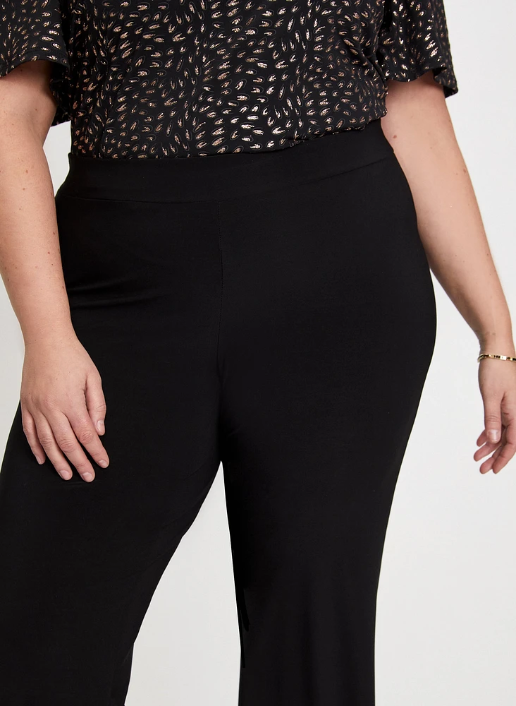 Pantalon Olivia à jambe large – court