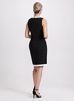 Contrast Trim Dress