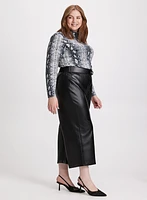 Vegan Leather Culotte Pants