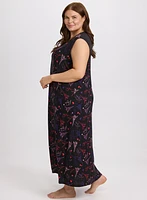 Robe de nuit à motif Paris