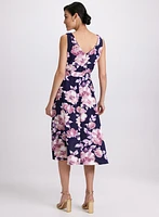 Sleeveless Floral Dress