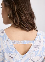 Blouse à motif abstrait