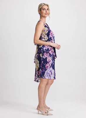 Tiered Floral Dress