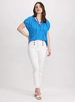 Cotton Puff Sleeve Blouse