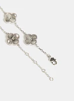 Bracelet à breloques en trèfle